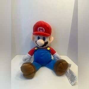 Super Mario Bros Mario Jumbo Plush 22” Large Stuffed Toy‎ Nintendo 2015 stuffed